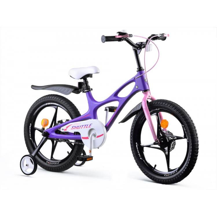 Detský bicykel 16" Space Shutle RB-16-22 fialovo-čierny